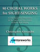 80 Choral Works for Sight-Singing P.O.D cover